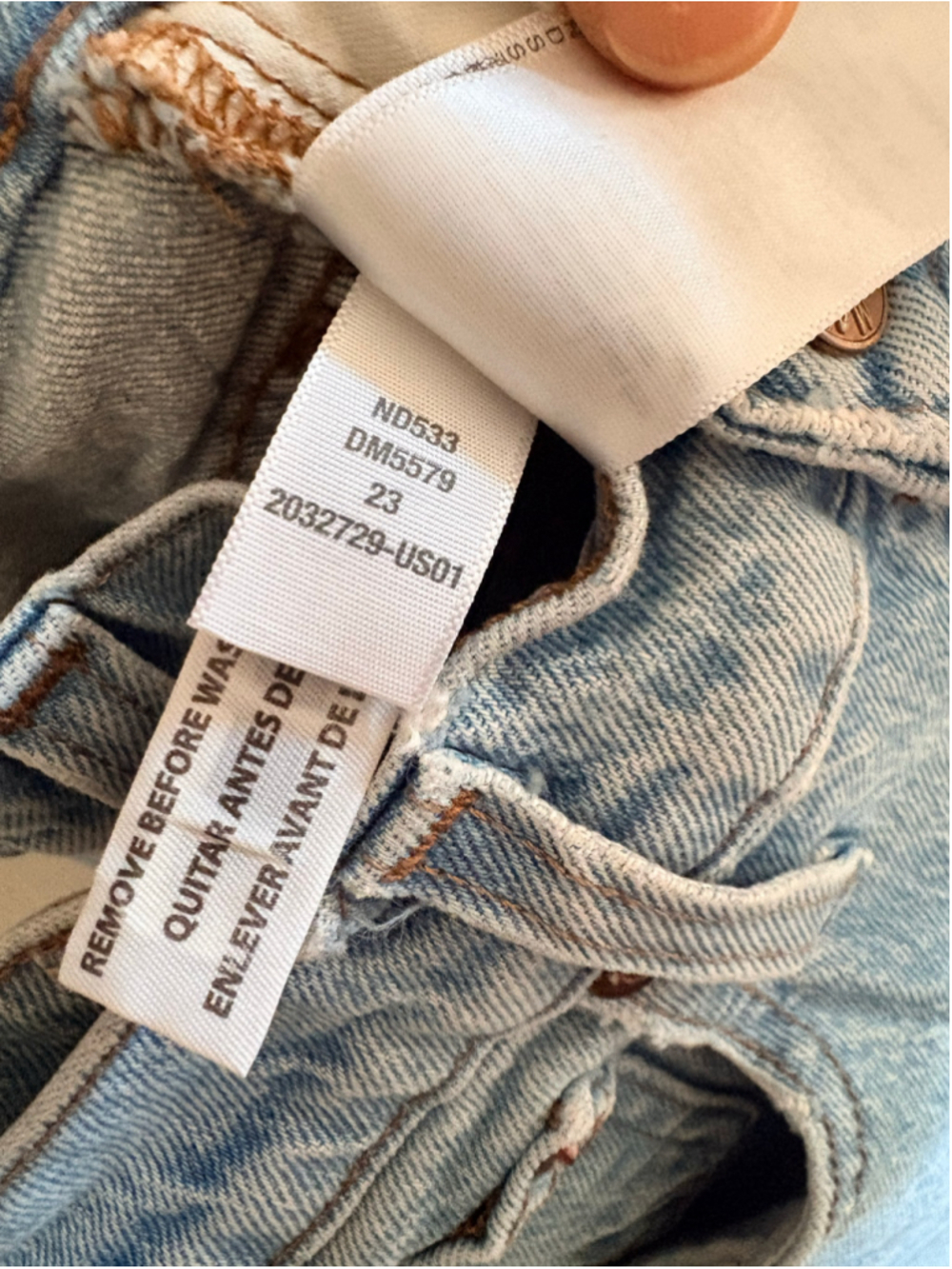 Women's Madewell Balloon High Rise Jeans Women’s Size 23 - Picture 10 of 10